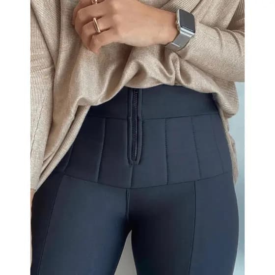 Calça Lipo feminina Estilosa Suplex Premium Com Bolso Reforçadas Zero Transparência Plus Size