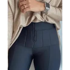 Calça Lipo feminina Estilosa Suplex Premium Com Bolso Reforçadas Zero Transparência Plus Size