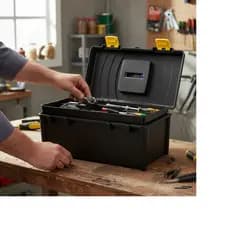 Maleta Master Caixa C/bandeja Removivel 4030 Preto - Polymer