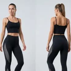 Cropped Feminina Fitness Regata com Zero Transparência para Academia