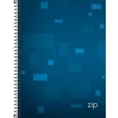 Caderno 01X1 Capa Dura Zip C/ 80 Folhas 1 Matéria - TILIBRA