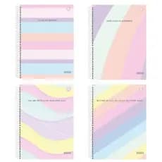 Caderno 01X1 Capa Dura Cristales 80Folhas - ANIMATIVA