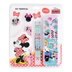 Kit Minnie Tropical c/ 7 itens