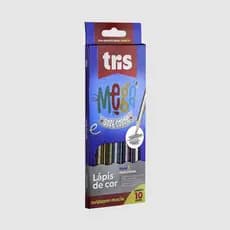 Lápis De Cor Mega Soft Color – Tons Metálicos – 10 Cores – Tris