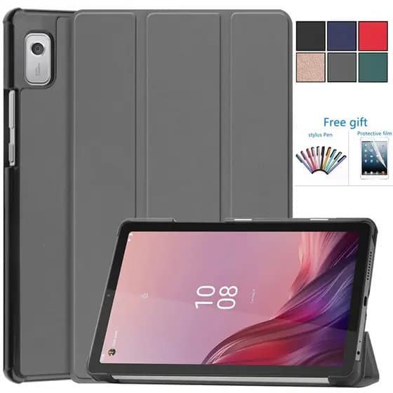 Estojo Para Lenovo Tab M9 Tablet TB-310FU Suporte Triplo Dobrável Magnético HD 9 Polegadas