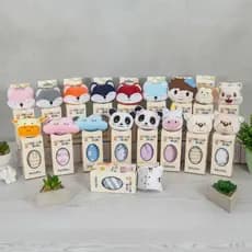 Kit Revenda 30 Peças Naninha Bichinho Com Prendedor De Chupeta Para Bebe