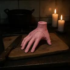 Brinquedo da Mãozinha da Wandinha: