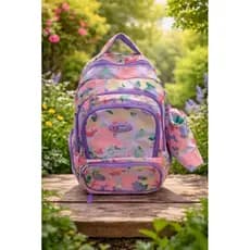 Mochila Juvenil 17" 43cm Espaço Azul
