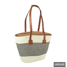 Bolsa de Praia com Alça 40cm Listrada Color