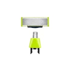 2 Lâminas 1 Aparador Nariz E 1 Aparador  Barba Compatível Com Barbeador Oneblade