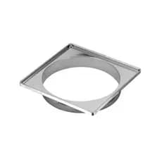Porta Grelha Amanco 10,0x10,0cm Quadrada Cromado