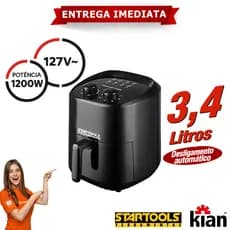Fritadeira Elétrica Air Fryer  3,4L Startools 127v 1200w