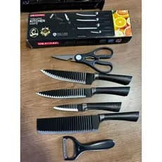 Jogo de facas Cozinha Com Descascador - 6 peças