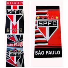 Toalha do São Paulo Banho Praia Piscina Gigante Algodão Envio Imediato
