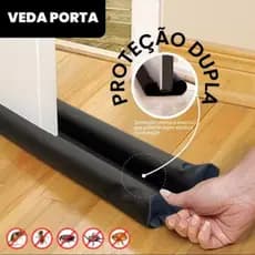 Veda Porta Proteção Dupla, KIT com 2 Protetor Impermeável Anti Insetos e Poeira Envio Imediato