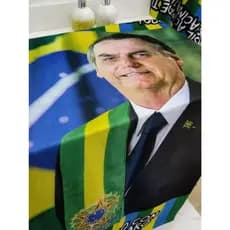 Toalha Bolsonaro Banho Praia Algodão Gigante Envio Imediato