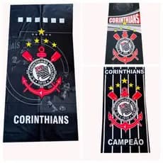 Toalha do Corinthians  Banho E Praia Piscina Gigante Toque Macio Envio Imediato