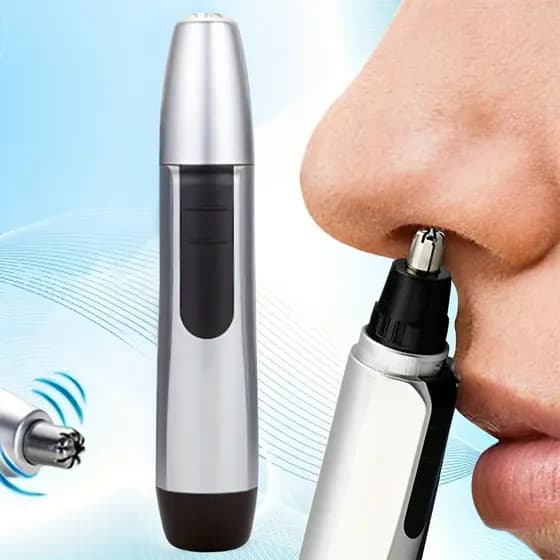 Aparador Removedor de Pelos Elétrico/Portátil para Nariz/Orelha/Rosto / Depilador Facial
