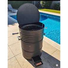churrasqueira 200l - completa para costela premium com grelha e espeto