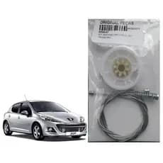 Kit Reparo Vidro Elétrico Peugeot 207 Traseira 2007 a 2013