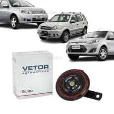Buzina Bi Bi Ford Ka 08/13 Ecosport 04/08 Fiesta Hatch 04/11 Plug Original