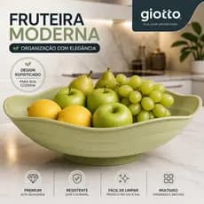 Fruteira de Mesa Pistache Organizador Frutas Organização Cozinha Armazenamento Moderno Casa Multiuso
