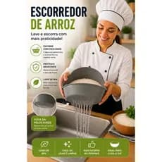 Escorredor De Arroz legumes Frutas Multiuso Cozinha Coador Peneira Drenagem