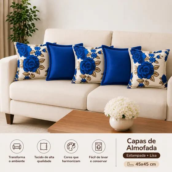 Kits Capas de Almofada 45x45 cm – Rústico