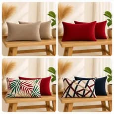 kit 2 Almofadas Baguete 50×30 em Suede