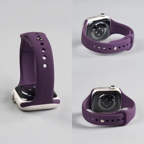 Adequado para S11 cinta iwatch9 Apple S10/S9 fino-ajuste cintura pequena Silicone S8 esportes SE3 mostrar mãos finas S7