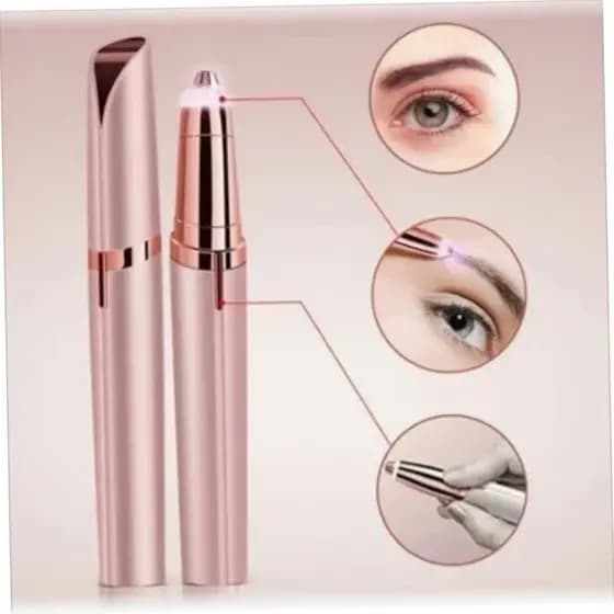 Caneta Depiladora Stylish Eyebrows p/ Sobrancelha  Recarregável Elétrico USB - Bivolt