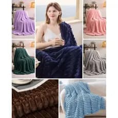 Manta Cobertor Canelada Premium Cama Casal Antialérgico Extra Macia Soft Cores