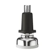 Kit 12 Peças Pé nivelador para moveis 21mm sapata com rosca e bucha