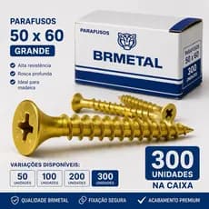 Parafuso 50x60 Chipboard Chata Phillips Escolha a quantidade
