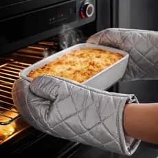 Kit Luva Térmica Metalizada Para Fogâo Forno Quente Cozinha Multiuso Universal