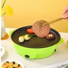 Frigideira Chapa Elétrica Grill 600W antiaderente Multifuncional 110 ou 220V