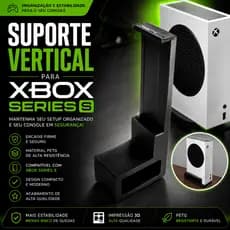 Kit 4 Suportes para Xbox Series S | Base de Apoio em PETG Resistente | Organizador para Console