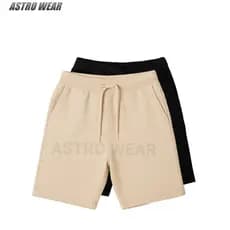 Kit 2 Bermudas Masculinas Moletinho Conforto Diário com Bolsos e Ajuste