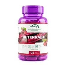 Beterraba em Cápsulas 500mg WNutry 120 Cápsulas – Energia, Circulação e Desempenho