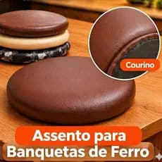 Assento Redondo para Banqueta 32cm | Reposição para Banqueta de Balcão | Várias Cores