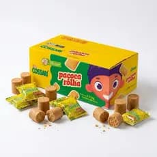 Paçoca Rolha 100 Unidades Caixa - Paçoquinha Embalada Lembrancinha Festa