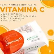 LENÇO LIMPEZA FACIAL COM VITAMINA C - FENZZA
