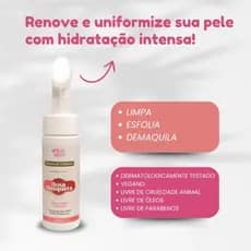 Mousse de Limpeza com Rosa Mosqueta – Combate Acne, Manchas e Melasma