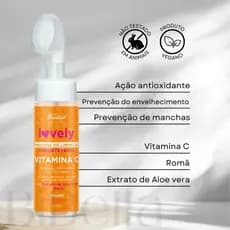 Mousse de Limpeza Facial com Vitamina C - Lovely Face