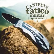 Canivete de Bolso Retrátil - Ideal para Acampamento, Caça, Pesca e Cozinha