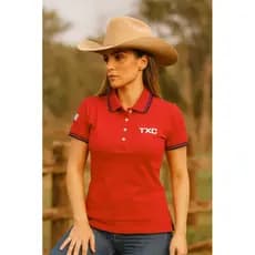 Camisa Gola Polo Feminina Casual Elegante Algodão Slim Fit Esportiva listrada basica social