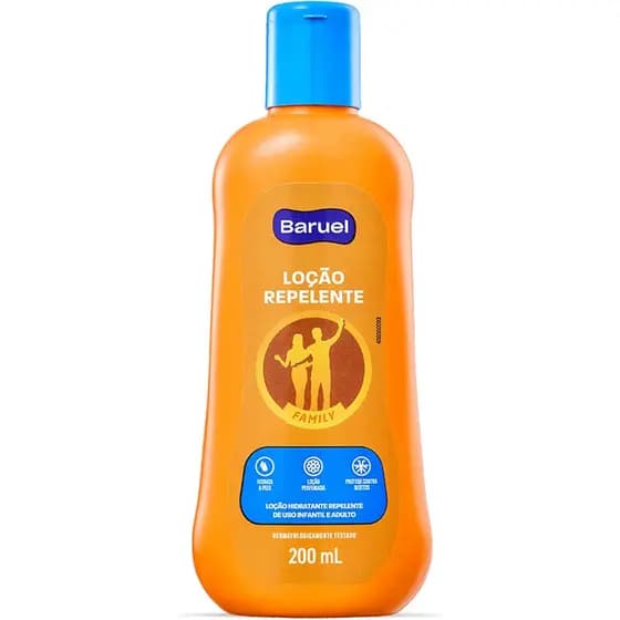 Repelente Loção Baruel Family 200ml Uso Diário
