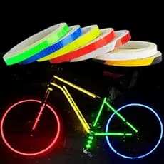 1cm X 800cm Adesivo Refletor Reflexivo Para Bicicleta/Fita De Segurança/Ciclismo/Faça Você Mesmo