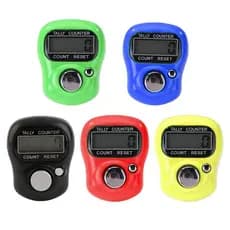 1 Peça Ferramenta Mini Contador Eletrônico Digital LCD De Dedo 0-99999