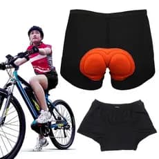 Calções Para Montar 5D Acolchoado Calções De 100 % Lycra À Prova De Choque MTB Bicicleta Shorts De Estrada